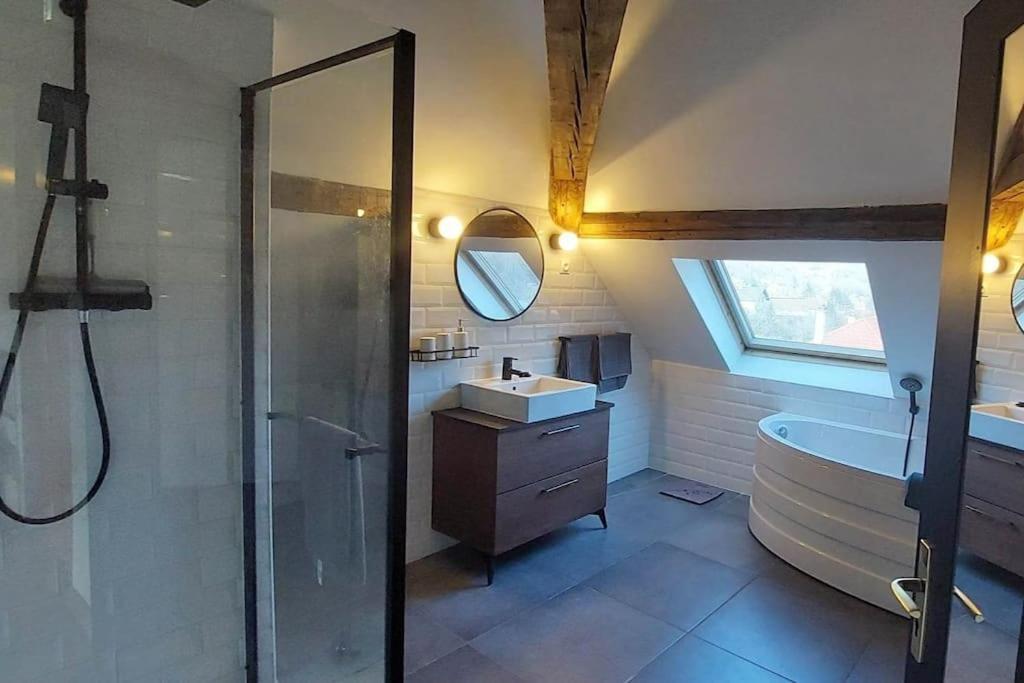 *New*Les Amandines Le Loft* Wifi Apartment Allevard Exterior photo